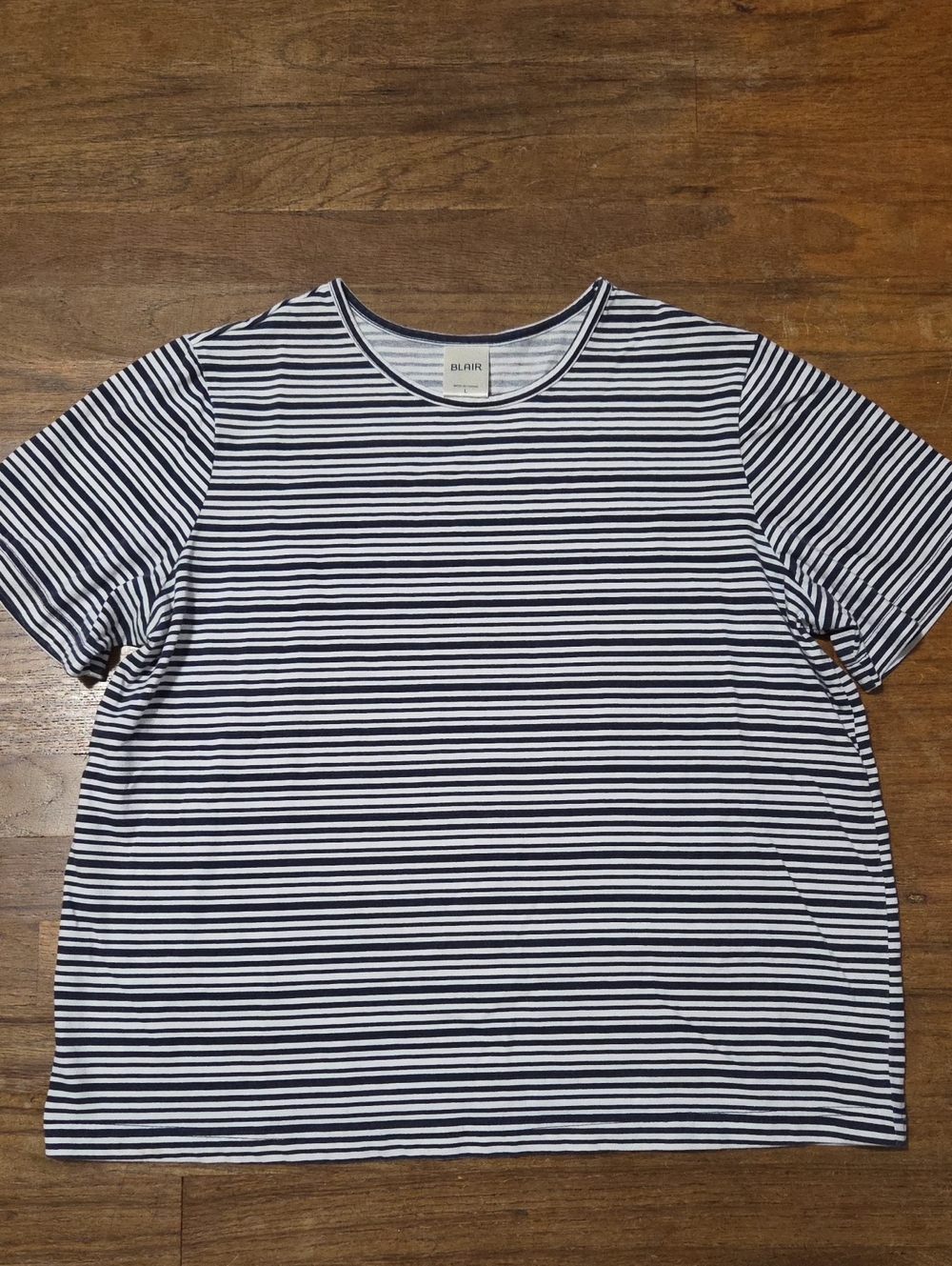 🔵3/$13 Blair Striped Tee